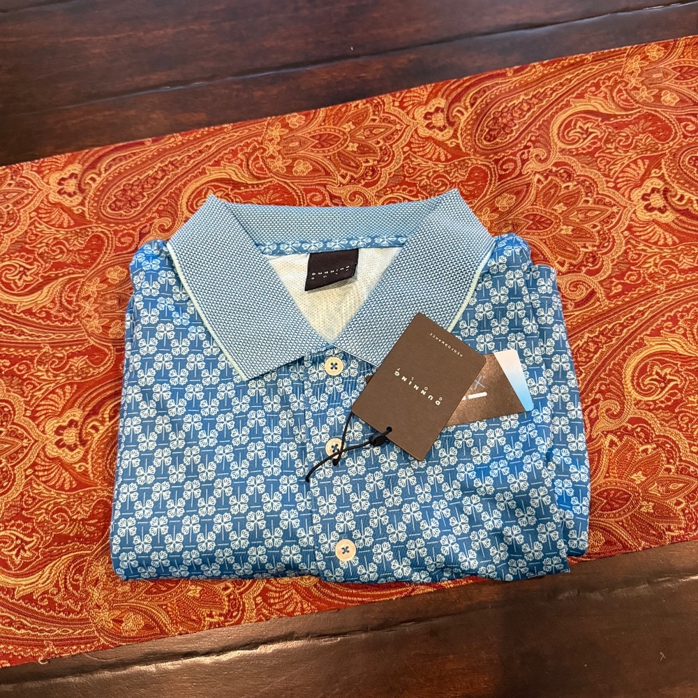 Dunning Golf Men's XL Seaport/Riviera Polo MSRP $98